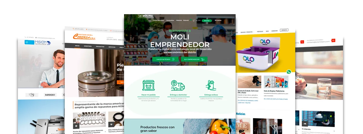 Diseño de páginas web en Pueblo Libre para negocios y emprendedores + Hosting y Dominio Gratis