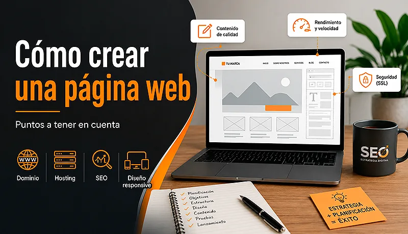 Cómo crear una página web: puntos a tener en cuenta
