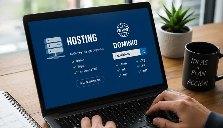 ¿Qué es el Hosting y el Dominio?