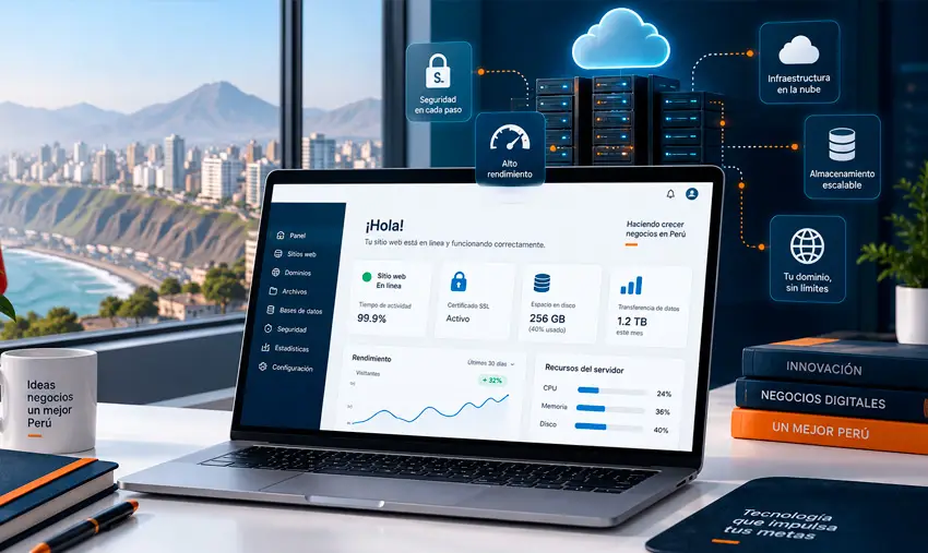 Guía de alojamiento web en Perú para páginas web y empresas