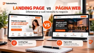 Landing Page vs Página Web: ¿Cuál Elegir? | TalentuPeru